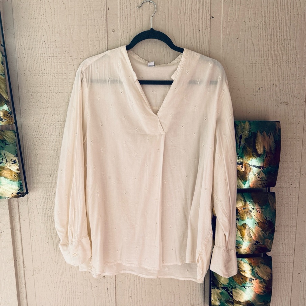 2 for $35 | Old Navy Cream Blouse